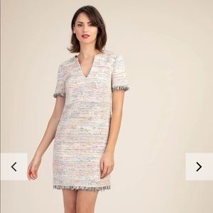 Trina Turk Multicolor Tweed Dress